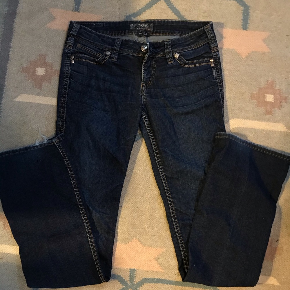 Silver jeans